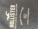 Y2K HOLLISTEΡ ΜΠΛΟΥΖΑ CROP ΜΕ PRINT ΜΑΥΡΟ ΓΥΝΑΙΚΕΙΟ PRE OWNED XL