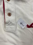 HOLLISTER Polo Shirt Classic Logo White with Blue Collar Women’s S
