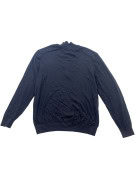HOLLISTER ΠΟΥΛΟΒΕΡ ΜΕ ΜΙΣΟ ΦΕΡΜΟΥΑΡ MINIMAL ΜΑΥΡΟ ΑΝΤΡΙΚΟ PRE OWNED XXL