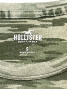 HOLLISTER T SHIRT CAMO OLIVE MENS PRE OWNED S