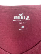 Hollister T-Shirt Easy Tee Basic Μπορντό Γυναικείο S