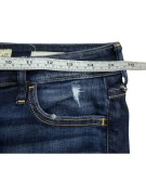 HOLLISTER Jeans DISTRESSED a vita bassa super skinny blu da donna S