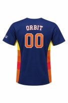 HOUSTON ASTROS GRAPHIC BASEBALL JERSEY UOMO PRE OWNED L