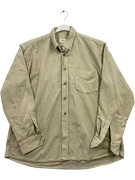 HUGO BOSS CAMICIA VINTAGE CON LOGO BEIGE DA UOMO XXL
