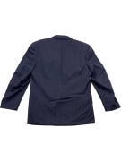 HUGO BOSS ΣΑΚΑΚΙ DOUBLE BREASTED PINSTRIPE ΜΠΛΕ UNISEX L