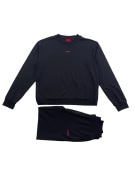 HUGO Women’s Black Tracksuit Set (Sweatshirt & Pants) Size L