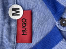 HUGO POLO SHIRT MINIMAL BLUE MEN PRE OWNED M