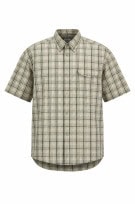 STUSSY ΠΟΥΚΑΜΙΣΟ CHECK ΠΛΑΝΕΛ ΟΛΙΒΕ UNISEX PRE OWNED L