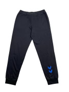 Hummel Pantaloni della tuta con logo neri da uomo L