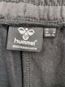 Hummel Pantaloni della tuta con logo neri da uomo L