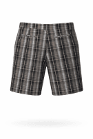 HURLEY BERMUDA SHORTS PLAID BROWN MEN PRE OWNED XL