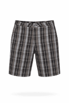 HURLEY BERMUDA SHORTS PLAID BROWN MEN PRE OWNED XL