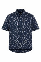 MARBLE CAMICIA PRINT BLU UOMO PRE OWNED L
