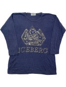 ICEBERG MAGLIA GRAPHIC NAVY DONNA PRE OWNED L