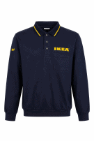 1995 WORKWEAR COLLECTIBLE IKEA ΠΟΛΟ ΜΠΛΟΥΖΑ ΜΕ ΓΙΑΚΑ ΜΠΛΕ ΑΝΤΡΙΚΟ PRE OWNED M