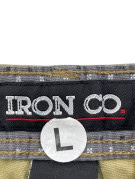IRON CO CARGO SHORTS WORKWEAR OLIVE MEN PRE OWNED L
