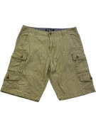 IRON CO CARGO SHORTS OLIVE UOMO PRE OWNED L