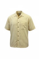 ISLAND SHORES ΠΟΥΚΑΜΙΣΟ RAYON ΠΟΥΚΑΜΙΣΟ RETRO KΙΤΡΙΝΟ ΑΝΤΡΙΚΟ PRE OWNED M