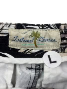 ISLAND SHORES ΒΕΡΜΟΥΔΑ CARGO TROPICAL ΜΑΥΡΟ ΑΝΤΡΙΚΟ PRE OWNED L