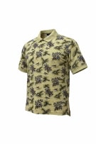 IZOD Polo Shirt con motivo floreale Giallo UNISEX L