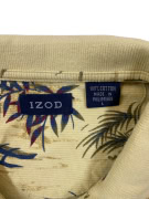 IZOD Polo Shirt con motivo floreale Giallo UNISEX L