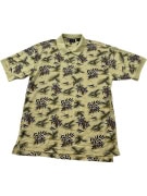 IZOD Polo Shirt con motivo floreale Giallo UNISEX L