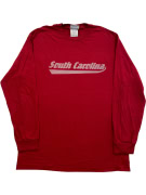 J. AMERICA LONG SLEEVE SHIRT SOUTH CAROLINA RED UNISEX L