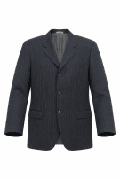 00s NIAMA BASIC BLAZER PINSTRIPE NAVY MEN PRE OWNED L