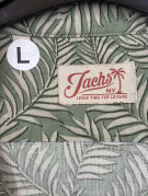 JACHS ΠΟΥΚΑΜΙΣΟ LEAF PRINT ΠΡΑΣΙΝΟ ΑΝΤΡΙΚΟ PRE OWNED L