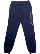 JACK & JONES Men’s Sweatpants Navy Blue Logo S (Small)