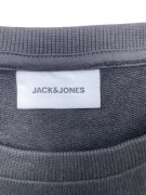 JACK & JONES Crewneck Sweatshirt Casual Graphic Logo Black Men’s L/XL