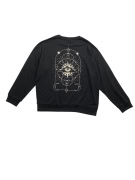 JACK & JONES Crewneck Sweatshirt Casual Graphic Logo Black Men’s L/XL