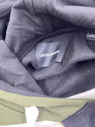 Jack & Jones Colorblock Hoodie Casual Logo Khaki Black Men’s L