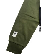 Jack & Jones Colorblock Hoodie Casual Logo Khaki Black Men’s L