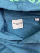 JACK & JONES ΦΟΥΤΕΡ ΜΕ ΚΟΥΚΟΥΛΑ CASUAL ΛΟΓΟΤΥΠΟ ΜΠΛΕ ΑΝΔΡΙΚΟ 4XL