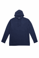 JACK & JONES ΦΟΥΤΕΡ ΜΕ ΚΟΥΚΟΥΛΑ TEXTURED NAVY BLUE ΑΝΔΡΙΚΟ 3XL