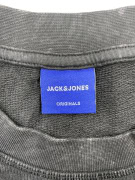 JACK & JONES CREWNECK SWEATSHIRT ORIGINALS STUDIO WASHED BLACK MEN'S XL