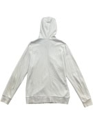 Jack & Jones Felpa con cappuccio con zip logo bianco unisex L