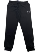 JACK & JONES Παντελόνι Φόρμας Jogger Με Κυκλικό Λογότυπο Μαύρο Ανδρικό XL