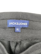 JACK & JONES Παντελόνι Φόρμας Logo Print Μαύρο Ανδρικό XL