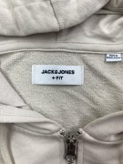 JACK & JONES ΖΑΚΕΤΑ ΜΕ ΚΟΥΚΟΥΛΑ SURF LOGO BEIGE ΑΝΔΡΙΚΗ 4XL