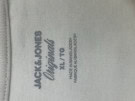 JACK AND JONES T SHIRT MINIMAL CREAM UOMO PRE OWNED XL