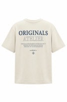 JACK AND JONES T SHIRT MINIMAL CREAM UOMO PRE OWNED XL