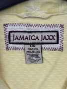 JAMAICA JAXX VINTAGE SHIRT SATIN OLIVE MEN PRE OWNED L