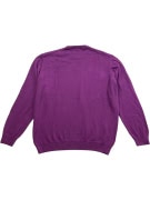 James Pringle Collection Πλεκτή Μπλούζα Classic Logo Μωβ Ανδρική XXL