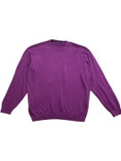 James Pringle Collection Πλεκτή Μπλούζα Classic Logo Μωβ Ανδρική XXL