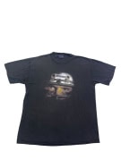 JANSPORT GRAPHIC TEE STREETWEAR FADED BLACK UNISEX PRE OWNED L