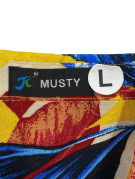 JC MUSTY CAMICIA GRAPHIC GIALLO UOMO PRE OWNED L