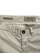 Jeckerson Παντελόνι Chino Slim Fit Casual Logo Μπεζ Ανδρικό 30