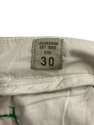 Jeckerson Παντελόνι Chino Slim Fit Casual Logo Μπεζ Ανδρικό 30
